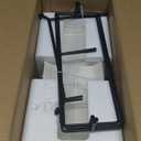 MALACASA 3 Tier Serving Tray, Porcelain Tiered Cupcake Stand, Ceramic Elevated Serving Platter with Collapsible Sturdier Rack,Series PLAT (White, 14 Inch)