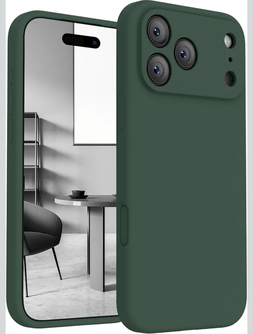 FireNova Magnetic for iPhone 17 Pro Case, Compatible with MagSafe, [Integrated Silicone Camera Control Button] [Camera Protection] Anti-Scratch Microfiber Lining Phone Case, 6.3", Alpine Green