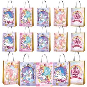 KULUJIA 60 PCS Party Favor Bags for Birthday Party Supplies, Party Gift Goody Treat Candy Bags Goodie Bags for Party Girls Kids Birthday Decorations