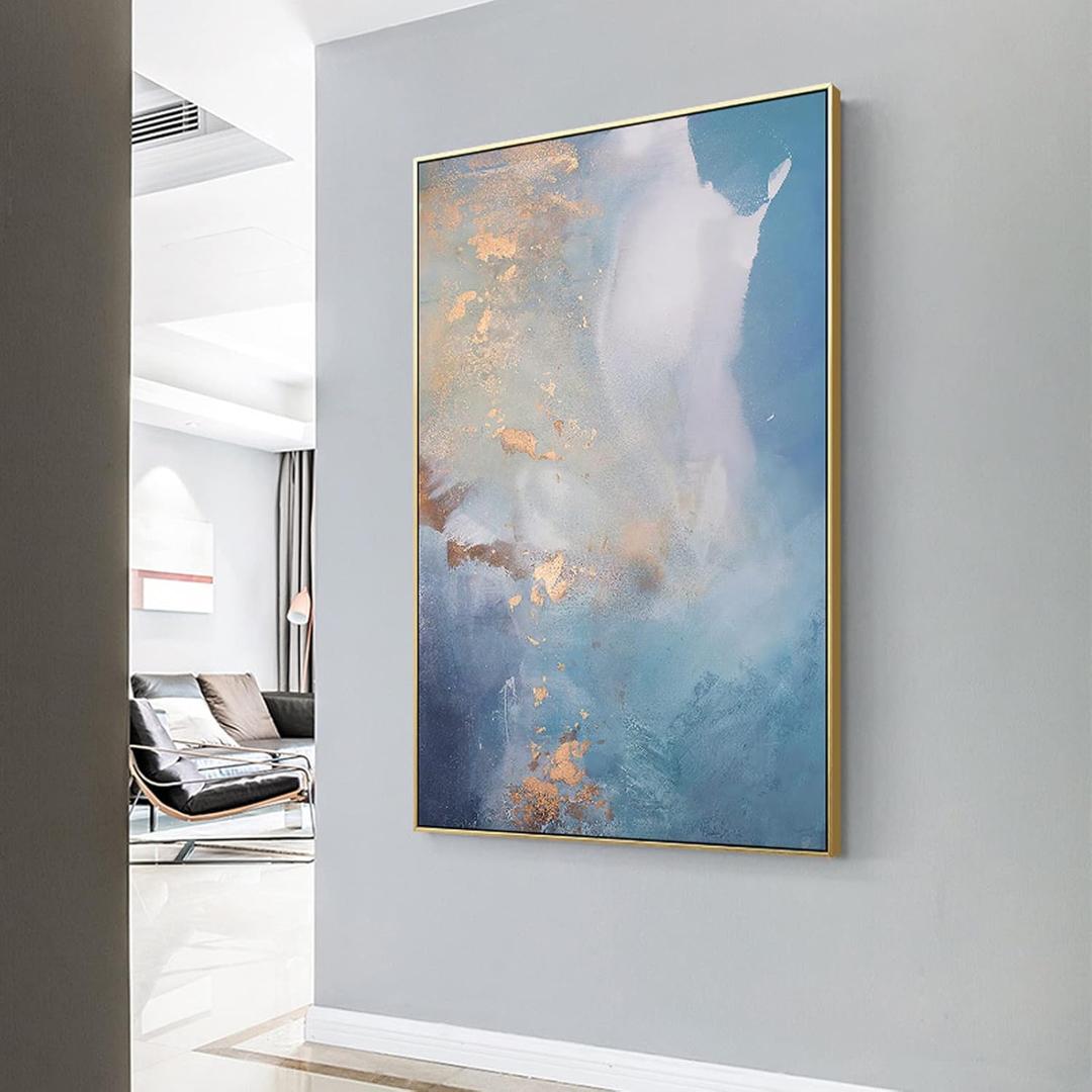 GVS-ART DIY Metal Floating Frame for 24X36“ Canvas Painting Art,1 1/2"(3.8cm) Depth, Floater Frame,Mental Frame Kit, Cut to Pieces,Not Include Canvas or Mat Light Gold Frame GVS-ART DIY Metal Floating Frame for 24X36“ Canvas Painting Art,1 1/2"(3.8cm) Depth, Floater Frame,Mental Frame Kit, Cut to Pieces,Not Include Canvas or Mat Light Gold Frame
