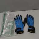 100% Waterproof Gloves for Men and Women, Winter Work Gloves for Cold Weather, Touchsreen, Thermal Insulated Freezer Gloves, With Grip, Blue, Medium