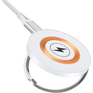 15W Fast Magnetic Wireless Charging Pad for Samsung Galaxy S25/S25 Ultra/S25 Plus/S24 FE/S24/S24 Ultra/S23/S22, Wireless Phone Charger Station Magsafe Charger for iPhone 16/16 Pro/16 Pro Max/16 Plus