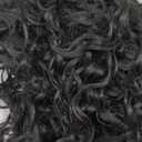 Seamless Kinky Curly Clip in Hair Extensions Real Human hair For Women Brazilian Virgin 3c 4a Curly Clip ins Human Hair Extensions (20inch,#1B)
