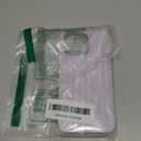 Compatible with iPhone 14 Pro Case, with Aesthetics Striped Design Case for Women Girl, Cute Fashion Simple Soft TPU Slim Protection Phone Case for iPhone 14 Pro 6.1'' - Light Pink & White