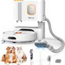 D20S Max+ Robot Vacuum and Mop, Specifically Handling Pet Hair Design, 6000Pa Max Suction, with Self-Empty Dock, 10 Weeks Hands-Free Cleaning, PreciSense LiDAR Navigation, App & Voice Control