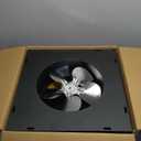 DC HOUSE 32 Watt Solar Attic Fan Solar Powered Roof Exhaust Fan Up to 3000 Sq Ft,2500 CFM Metal Shell Solar Vent Hail and Weather Resistance