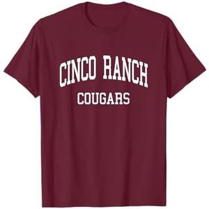 Cinco Ranch High School HS Katy TX Retro Sports T-Shirt, M