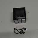 Niufunmal Rechargeable Game Cube - 15-in-1 Fun Brain Memory & Speed Games for Kids - Christmas Easter Birthday Gifts for Boys Girls Ages 6-12+ Years Old - Toys for Kids Teens with Score Screen (Black)