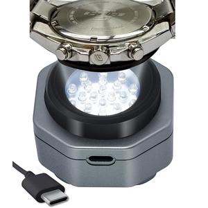 CoolFire - Type-C UV Free Solar Watch Fast Charger for All Eco Solar Watches for Men, Reloj Hombre Portable Battery Charger. for All Kinds of eco Solar Watches. (Silver) CoolFire - Type-C UV Free Solar Watch Fast Charger for All Eco Solar Watches for Men, Reloj Hombre Portable Battery Charger. for All Kinds of eco Solar Watches. (Silver)