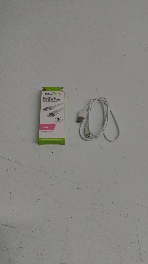 CELL CANDY Fast Charge and Sync Cable 3ft