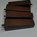AORYVIC Wood Furniture Legs 8 inch Sofa Legs Set of 4 Square Replacement Legs Brown for MCM Ottoman Armchair Recliner Coffee Table Dresser