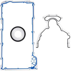 Oil Pan Gasket and Rear Main Seal Set OS30693R BS40640,Fits for GM LS-based V8 Engine,12612350 12639249 89060436 OS32241,Compatible with Chevy Silverado 500 Tahoe,for GMC Sierra
