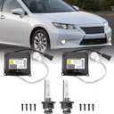85967-51040 2Pcs Xenon HID Headlight Ballast with Igniter & D4S Bulb for 2006-2014 Lexus IS250 IS350 LS460 RX350 ES350 ES300h GS300 GS350 GX460,Fit for Toyota Prius/Avalon/Venza/Solara 85967-52020