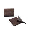 Heavy-Duty Felt Furniture Pads 1.2 inch 20 PCS Square, Brown