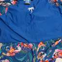 Halcurt Women's Built in Bra Rash Guard UPF 50 Two Piece Swimsuit Shirt and Board Shorts, L