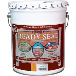 Ready Seal 512 5-Gallon Pail Natural Cedar Exterior Stain and Sealer for Wood