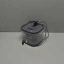 Cat Water Fountain - 54oz/1.6L Cat Fountain Super Silent Pet Water Fountain, Separate Water Pump Water Fountains for Cats Indoor, Pet Water Fountain, Suitable for All Cats and Small Pets(Light Gray)