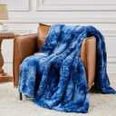 Homemate Heated Blanket Electric Throw - 50"x60" Heating Blanket Throw 1/2/4/6/8 Hours Auto-Off 10 Heat Levels Over-Heat Protection Luxury Faux Fur Sherpa ETL Certification