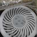 Air Purifiers for Bedroom, FULMINARE H13 True HEPA Air Filter, Quiet Air Cleaner With Night Light, Portable Small Air Purifier for Home, Office, Living Room (White)