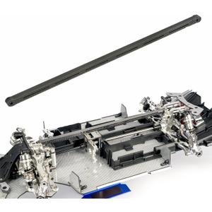 Carbon Fiber Center Brace Bar for Arrma 1/7 F1 Felony/Infraction/Limitless 6S, Center Brace Rod Kit Part,Upper Top Central Chassis Support Bar, Front Frame Post End Lightweight Replace Part ARA320503
