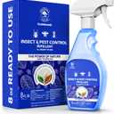 All Natural Bug Spray for Home - Non-Toxic Peppermint Oil Insect and Pest Control Kit - 8 oz Ready-to-Use Bug Spray - Indoor and Outdoor Protection- Ant Spray - Spider Repellent Indoor