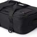 AO Coolers Stow 'n Go Canvas Soft-Sided Cooler, Low Profile and Leak Proof, Insulated for 24-Hour Cold, Black, 38-Can