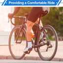 1 Pc Bike Seat Posts 31.6x400mm Bike Saddle Post Seat Tube Universal Adjustable Seat Cushion Angle Carbon Fiber White