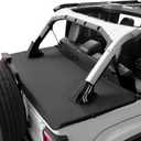 JOYTUTUS Tonneau Cover 4 Door Compatible with Wrangler JLU 2018-2025, Trunk Cargo Cover Tailgate Cover JL Accessories