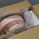 180pcs Pink Plastic Plates with Gold Beads,Elegant Heavy Duty Disposable Plates,Pink and Gold Dinnerware Set Include 10.25" Dinner Plate and 7.5" Dessert Plate with Plastic Silverware and Cups Party