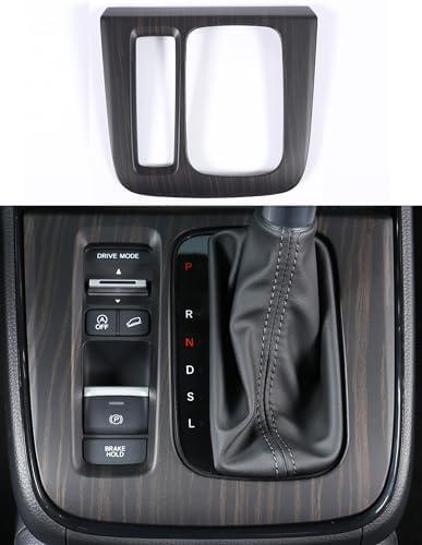 For Honda CRV 2023 2024 2025 LX EX EX-L, Sport Hybrid, Sport Touring Hybrid Gear Shift Protective Panel, Wood Grain Central Control Unti-scratching Cover for CR-V Luxury Interior Accessories- Wood