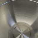 18/8 Stainless Steel Microwell Colander, 5QT Large Capacity with Handle Kitchen Food Strainer Basket for Washing Vegetables, Fruits, Rice, and Pasta (primary colour, 5QTColander+5QT Mixing bowl)