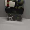 12PCS Green Velvet Christmas Ornaments Set  Large Flocked Shatterproof Baubles for Xmas Tree Decoration, Hanging Ornaments for Holiday & Home Dcor (Green, 4 Inch / 10 cm)