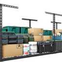 3x8 FT Overhead Garage Storage Rack,750LBS Weight Capacity