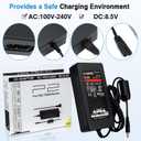 Power Cord and AV Cable for PS2, AC Power Adapter Charger Compatible with PlayStation 2 PS2 Slim A/C 70000 Gaming Console, Portable Safe Charging Replacement Set