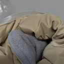 Dog Winter Jacket - Large, Warm Zip Up Snowsuit Dog Harness Vest, Reflective, Water-Resistant, Apricot, Size: Large