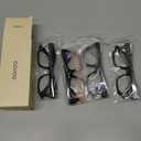 CCVOO Stylish Reading Glasses for Women, Eyeglasses, Blue Light Readers for Women, Computer Eye Glasses, Cheaters
( Black+black and Pink + Black Leopard + Grey )