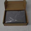 Amazon Basics Lightweight Pleated Bed Skirt, King, Dark Grey, Solid