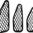 Hood Air Vent Cover Compatible with Toyota FJ Cruiser 2007-2021(3pcs,Black)