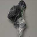 Casabella Hygienic Toilet Bowl Brush with Caddy, Black