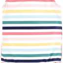 Hudson Baby Unisex Baby and Toddler Swimsuit, Mermaid (9-12 Months, Sunset Stripe Baby)