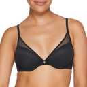 ThirdLove Classic Plunge Bra, Sexy Underwire V-Neck Bra for Small Breasts, Low Cut, No-Show Lines, Women's Everyday Comfort (34F, Black)
