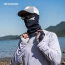 KastKing Ultimate Angler Fingerless SPF Sun Gloves, UPF50+ Sun Protection Fishing Gloves, Hydrocool Technology, Open Palm Design, Extended Cuff UV Protection Gloves for Fishing, Hiking, and Cycling (Master Collection)