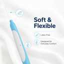 Female External Catheter for Women Soft Latex-Free Urine Collection Device Non-Invasive External Urinal System for Female Use, 30 Pack