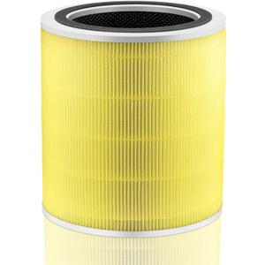 Core 400S Pet Care Replacement Filter for LEVOIT Core 400S Smart WiFi Air Purifie-r, Core 400S-RF-PA 3-in-1True HEPA Activated Carbon Filter, LRF-C401-YUS, 1 Pack, Yellow