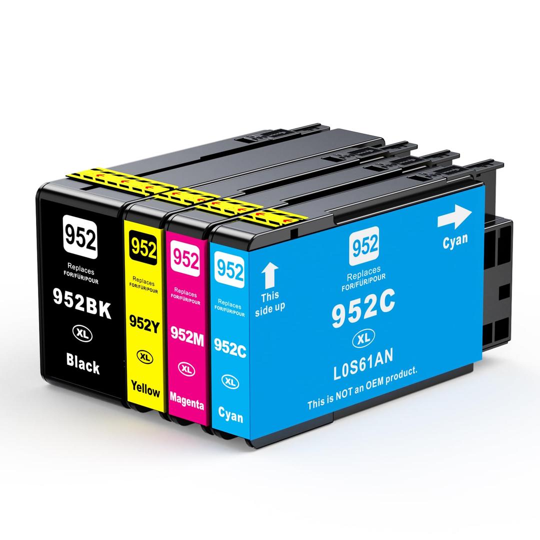 952 Xl Ink Cartridges For Hp Printers 952XL Latest Upgraded Ink Cartridges Combo Pack 