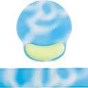 2 x Keyboard Wrist Rest and Mouse Pad with Wrist Support, Memory Foam Wrist Rests for Keyboard and Mouse Set, Ergonomic Wrist Pad with Non-Slip Base for Gaming, Office, Laptop(Blue Gradient)