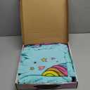 Pretty Me Unicorn Tuck N' Tie Fleece Blanket Kit - DIY Crafts for Girls Ages 6+ Year Old - Best Arts & Craft Girl Gifts Ideas - No Sew Blanket Making Kit - Kids Gift Toys Kits