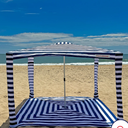 Coolcabanas Medium: 6'6" x 6'6" Large: 7'6" x 7'6" Extra Large: 11'2" x 11'2"