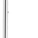 Drive Medical Round Handle Aluminum Walking Cane with Foam Grip, Silver, 1 Count