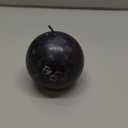 Zest Candle 2 Inch Black Ball Candles